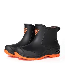 YANGTA 남성 경량 패션 레인부츠 미끄럼방지 쿠션 방수 장화 낚시 캠핑 야외 작업용 레인슈즈
