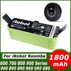iRobot Roomba 14.4V 12800mAh 배터리 Roomba 500 600 700 800 시리즈 진공 청소기 iRobot roomba 620 770 780 부품, [02] 6500mAh
