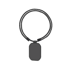 VOLODYMYR 마그네틱 넥 웨어 마이크로폰 OSMO NanoGO 3/3S용 일인칭 촬영 어댑터 카메라 액세서리, 01 black