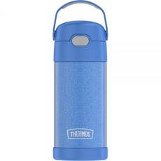 THERMOS FUNTAINER 빨대 포함 물병 - 355ml(12온스) - 아동용 스테인리스 스틸 진공 단열 물병 뚜껑 포함 펭귄, THERMOS FUNTAINER 빨대 포함 물병 - 3