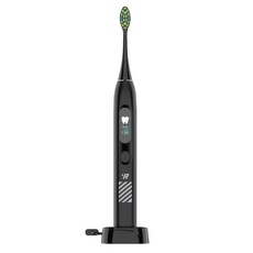 樂活不露 音波電動牙刷 附4入刷頭, ET-01B(夜幕黑), 1個