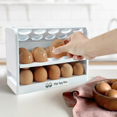 홈앤이지 금달걀 케이스 1개 달걀 계란 보관함, 화이트 1개