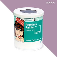 노루페인트 팬톤 내부용 실내벽면 무광 페인트, 163307LavenderMist, 1L, 1개