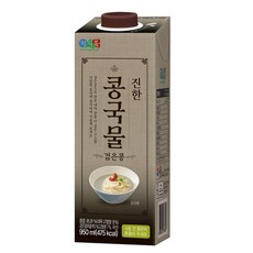 정식품 진한 콩국물 검은콩, 950ml, 4개