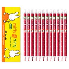 동아 미피 슬림 색연필 빨강 1타(12자루), 2개