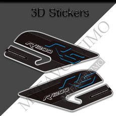 오토바이 탱크 패드 스티커 데칼 가스 오일 키트 무릎 보호대 피쉬본 프로텍터, 1개, 11. R1200RS(2pcs)