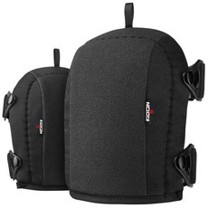 두꺼운 부드러운 폼 패딩 강하고 조절 가능한 스트랩 사용하기 쉬운 버클 클립이 있는 남녀용 노크라이 논슬립 작업용 무릎 패드 - 이동 중에도 제자리에 머무르세요 바닥이나 정원, Black (Original), Original, 1개