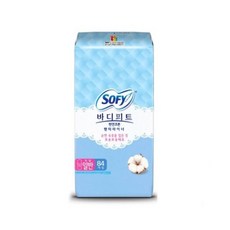 쏘피 바디피트 천연코튼 팬티라이너 무향, 일반, 84개입, 3개