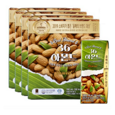 삼육식품 36 아몬드 언스위트, 64개, 190ml