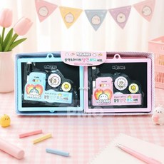 픽모아원 블랙 화이트 양면보드세트 6개입 1box 양면화이트보드, 플라스틱, 양면