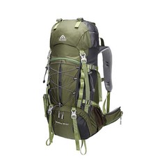 艾王50L超輕懸浮戶外徒步登山包，休閒多功能運動雙肩背包，大容量登山背包，運動背包，書包，旅遊背包，旅行背包, 綠色