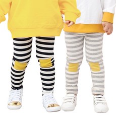 까꿍놀이터 남녀공용 빵떡줄레깅스 2종세트