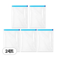 아띠꼴로 돌돌말아 5개1세트 여행용 압축팩 캐리어 파우치 정리 보관함, 2세트