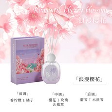 梔子花無火香薰伴手禮家用客廳室內持久房間高級茶香臥室淡香批發, 浪漫櫻花:100ml