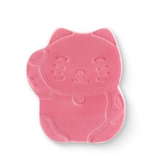 O'Pretty 歐沛媞 原創招財貓Q彈海綿粉撲 打造均勻服貼底妝, 粉色, 7g, 1個