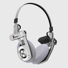 UMELODY 레트로 헤드폰 노이즈캔슬링 블루투스5.3, 은색