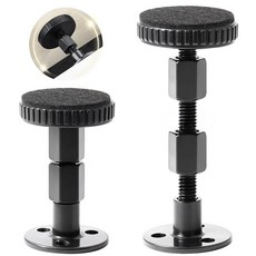 Wawory 4개 조절 가능한 나사산 침대 프레임 흔들림 방지 헤드보드 삐걱거림 방지 패드가 있는 침대 옆 흔들림 방지 도구 침대 캐비닛 소파용 흔들림 방지 도구 1 1-2, 1.18-2.76in