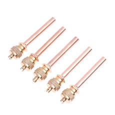 에어컨 냉동 액세스 밸브 6MM OD 튜브 필링 파 20CC 예비 부품 교체 스템 코어 부품 5, 한개옵션1, 01 one size