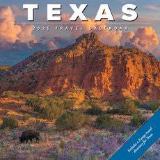 (英文圖書)Texas 2026 12 X 12 Wall Calendar Spiral, Willow Creek Press Calendars, 英文, 螺旋裝訂