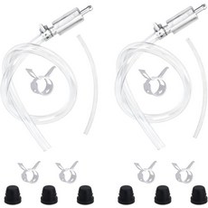 자동차 모터사이클 클러치 트럭 ATV 브레이크 시스템 유지보수를 위한 Fukaisu 2개 범용 블리더 키트 호스 클램프 압력 너트 및 원웨이 체크 밸브 튜브 블리딩 도구