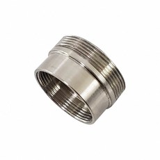 蝴蝶衛浴 304不鏽鋼轉接頭 浴室水龍頭前端轉接 堅固耐用不易生鏽, 6轉4 轉接頭+墊片*1, 【B櫃43】