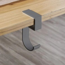 1pc 조정 가능한 헤드폰 스탠드 행거 홀더 마운트 학생 책상 공간 알루미늄 합금 접착 후크 사무실 컴퓨터, 01 01 Gray, 1개