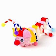 동물 장갑 인형 만들기 미술 수업 교구 애벌레 1p