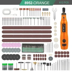무선 로터리 공구 USB 미니 전동 그라인더 펜 휴대용 (각인 연마 드릴링 및 DIY 공예용), 14 As image show