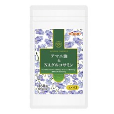 nippn 日本製粉 Omega-3亞麻籽油&NA葡萄糖胺軟膠囊, 1包, 180顆