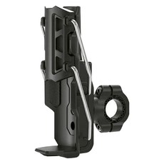 機車水杯架 自動調節 穩固耐用 多車型適用, 黑【車把款】, 1個