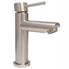 와이케이 무광 스텐 원홀 세면대 수전 수도꼭지 세트 욕실 셀프교체, 1세트