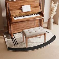 피아노 바닥 방음매트 카페트 학원 연습 충격흡수 풋패드 러그, 2. B타입, 1개