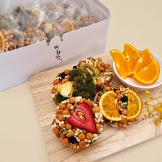 혜화당 수제 과일오란다 선물세트 기본 세트, 1세트, 560g, 선택3. 오렌지+딸기+감태/파인애플, 기본 포장