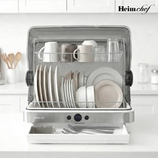 하임셰프 스마트 UV 식기 살균 건조기 식기건조기 젖병 소독기 화이트, EDC-UV1300W