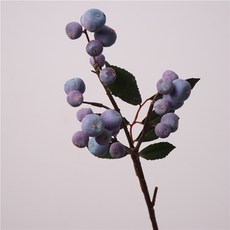 帶霜小莓果 插花裝飾配件, 1個, 帶霜小莓果-藍色