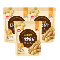 사조해표 리얼큐브 다진마늘+청양+생강 23g, 3개