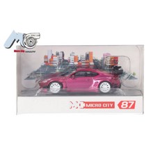 MICRO CITY PANDEM Toyota GR86 縮尺模型 金屬粉紅, 1個