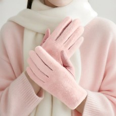 여성 전용 사슴가죽 터치스크린 장갑 신제품 업그레이드 버전 보온성 강화 디자인 선물 추천