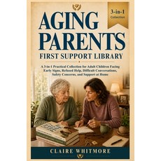 (英文圖書)Aging Parents First Support Library: A 3-in-1 Practical Collection for Adult Chi... 平裝版, Independently Published, 英文