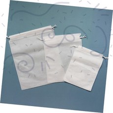 부직포 스트링 파우치 주머니 신발 더스트백 조리개 다용도, 1개, 16*21