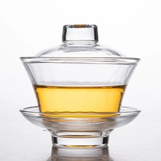 수정 내열유리 개완 차완, D. 유리 투명 대형 240ml