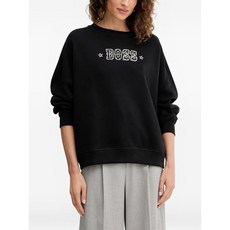 보스 로고 디테일 스웨트셔츠