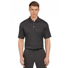(100% 미국 정식 수입) Callaway 남성용 베이직 반소매 버즈아이 폴로 셔츠 블랙. S (유튜브 추천)