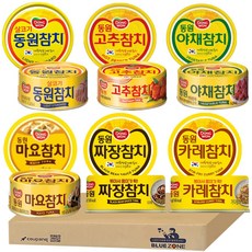 동원참치 90g 6종 세트 (스탠다드+고추+야채+짜장+마요+카레)x2, 12개