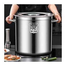 ZCBVZCBV 스텐 국통 업소용 육수통 들통 곰솥 급식실 20L 대용량 냄비, 03. 30x30cm 20L, 1개, 03. 30x30cm 20L, 30cm