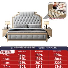 꾸꾸상점 원목데이베드 무헤드 가드형 원목 평상형 SS, 1200mmx2000mm, 프레임 구조, 1단계 12cm 저소음 협탁 2개