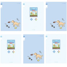 모닝글로리 채움노트 초등 3-6 무제 21줄 2종 x 3p 세트 A, 댕댕게임기 + 바다리트리버, 1세트