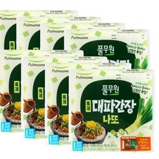 풀무원 특제 대파간장 나또 2입, 8개, 86.5g