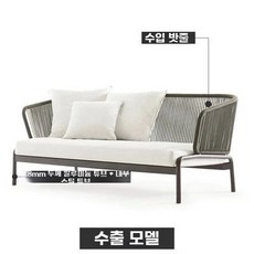 집돌이 깔판 디럭스 지능형 버전 심플쇼파, H. 3인 소파 로프