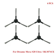 드림모바 S20 울트라 / RLM71CE 소모품 롤러 사이드 브러시 필터 먼지봉투 로봇 청소기 액세서리 예비 부, 04 4 pcs